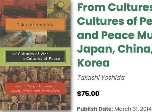 Book page for 'From Cultures of War to Cultures of Peace' on a website with a green header.