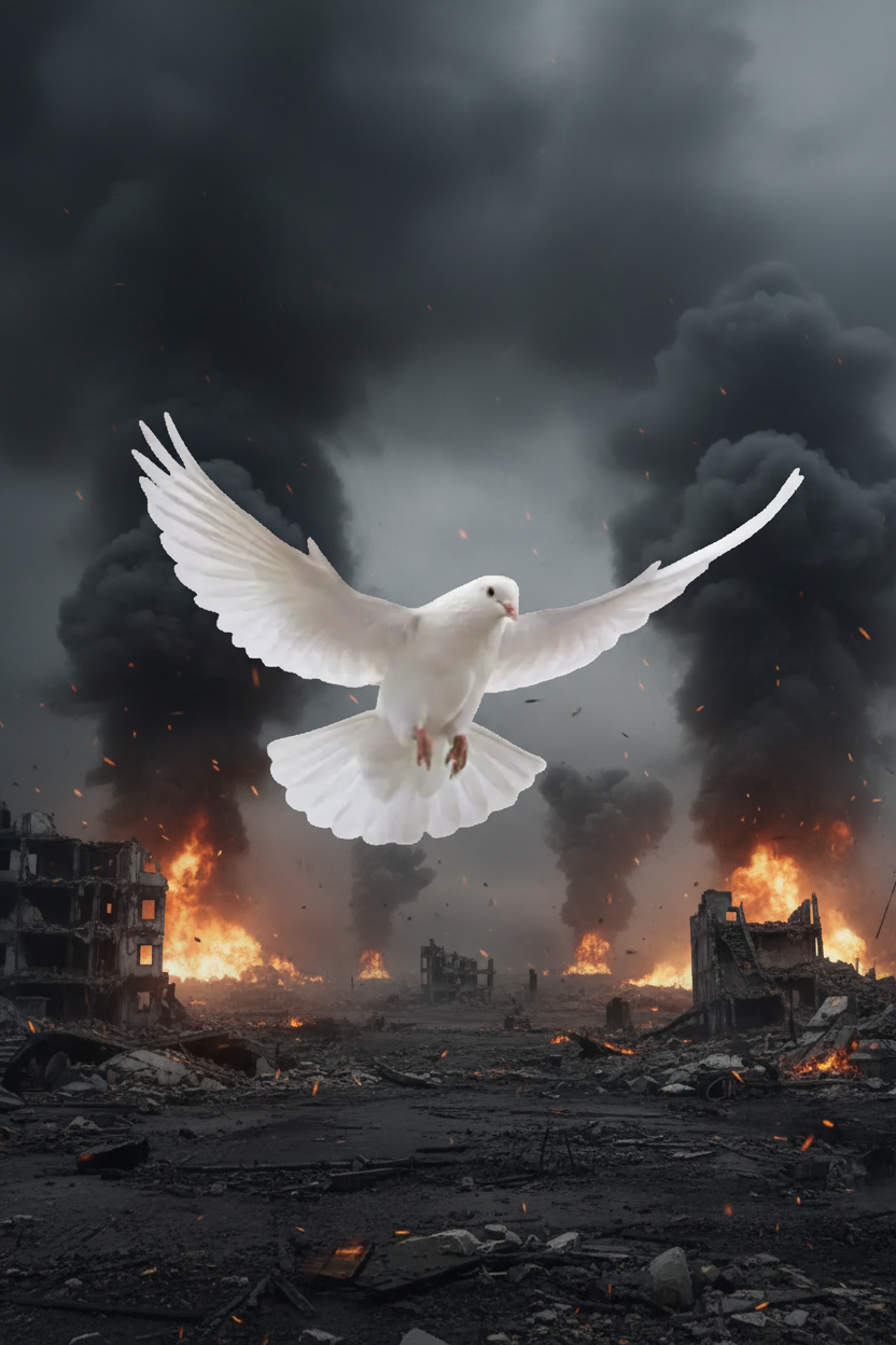 Book cover of 'From Cultures of War to Cultures of Peace' by Takashi Yoshida with a white dove illustration.